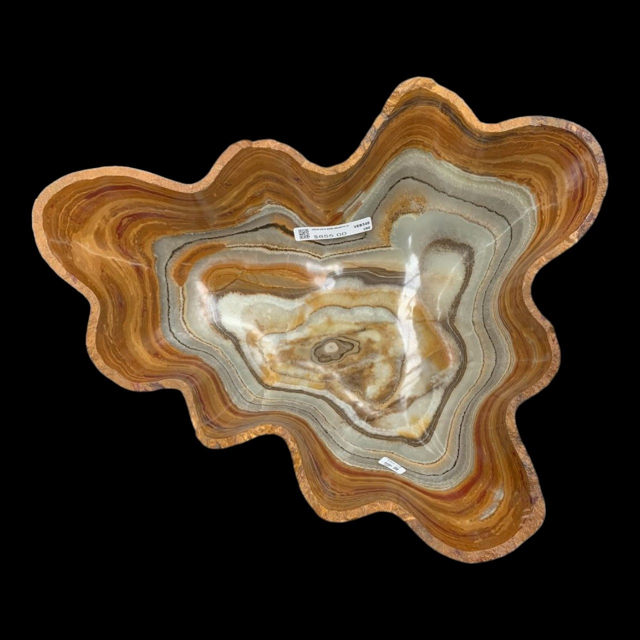 Green Onyx Bowl  VEB345
