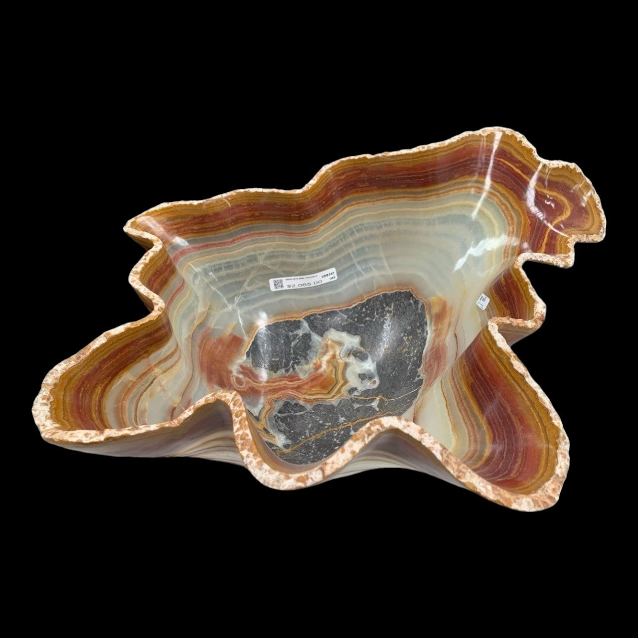 Green Onyx Bowl  VEB347