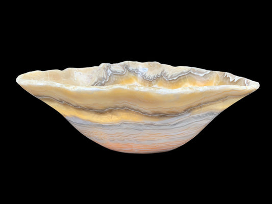 Extra Zebra Onyx Decorative Bowl ZBRM1466