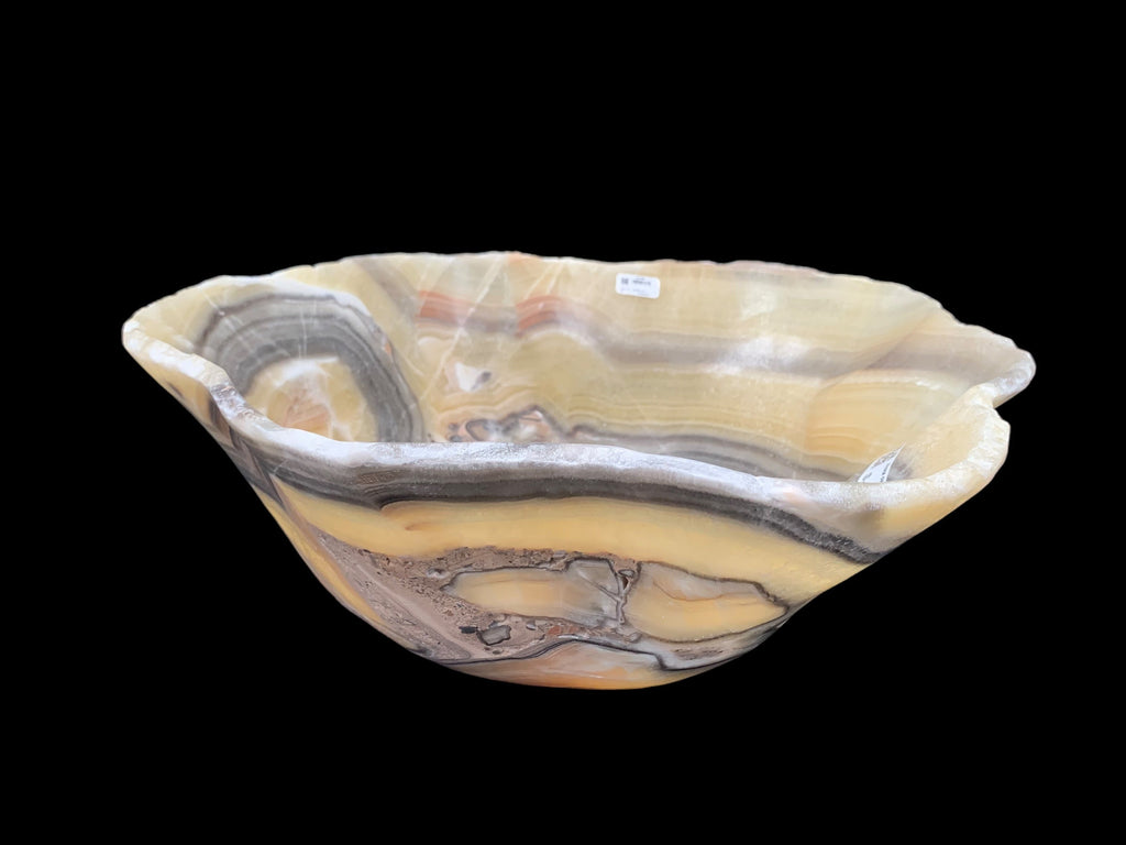 Extra Zebra Onyx Decorative Bowl ZBRM1479
