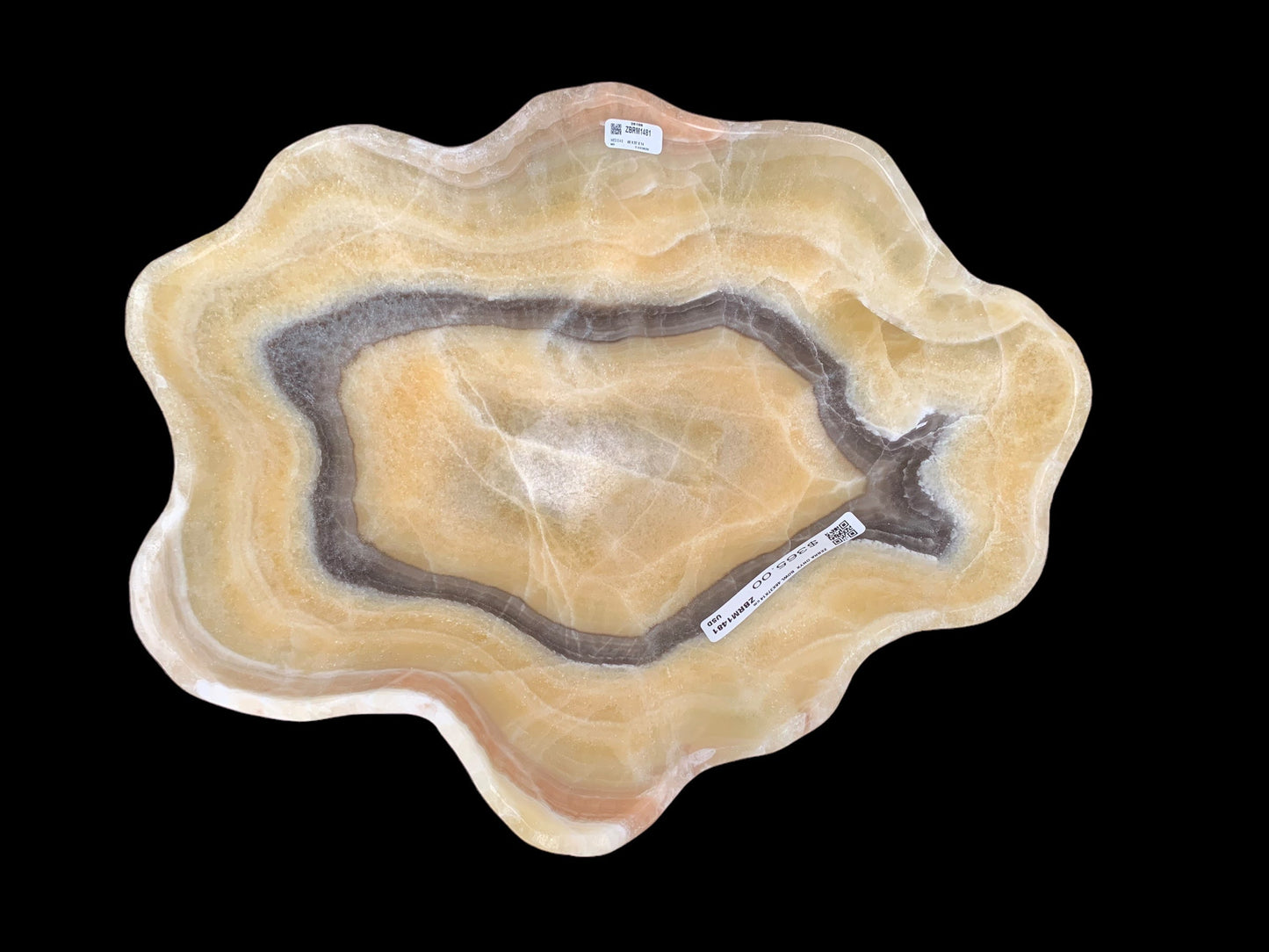 Zebra Onyx Decorative Bowl ZBRM1481