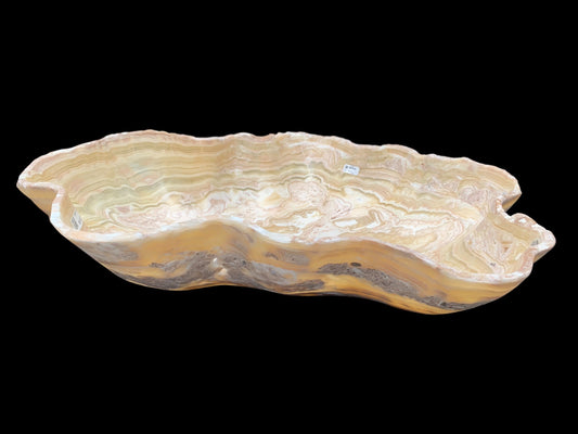 Extra Zebra Onyx Decorative  Bowl ZBRM1483