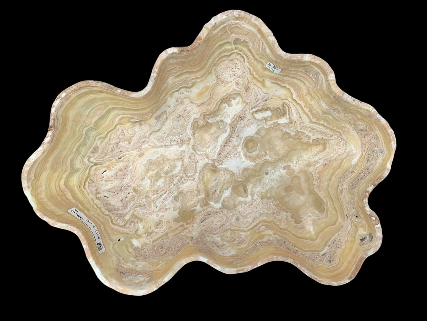 Extra Zebra Onyx Decorative  Bowl ZBRM1483