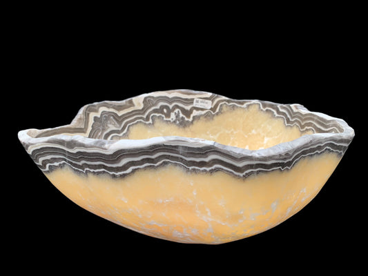 Extra Zebra Onyx Decorative  Bowl ZBRM1484