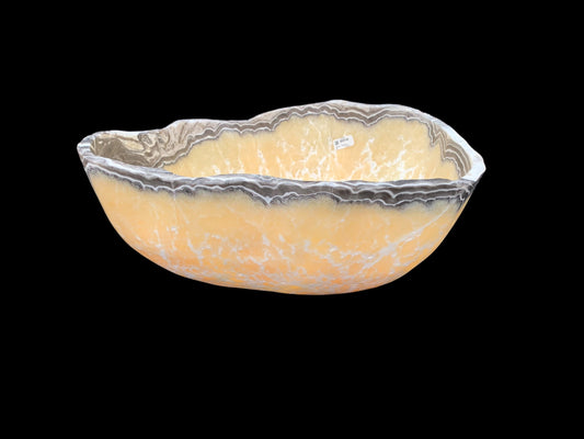 Extra Zebra Onyx Decorative Bowl ZBRM1496