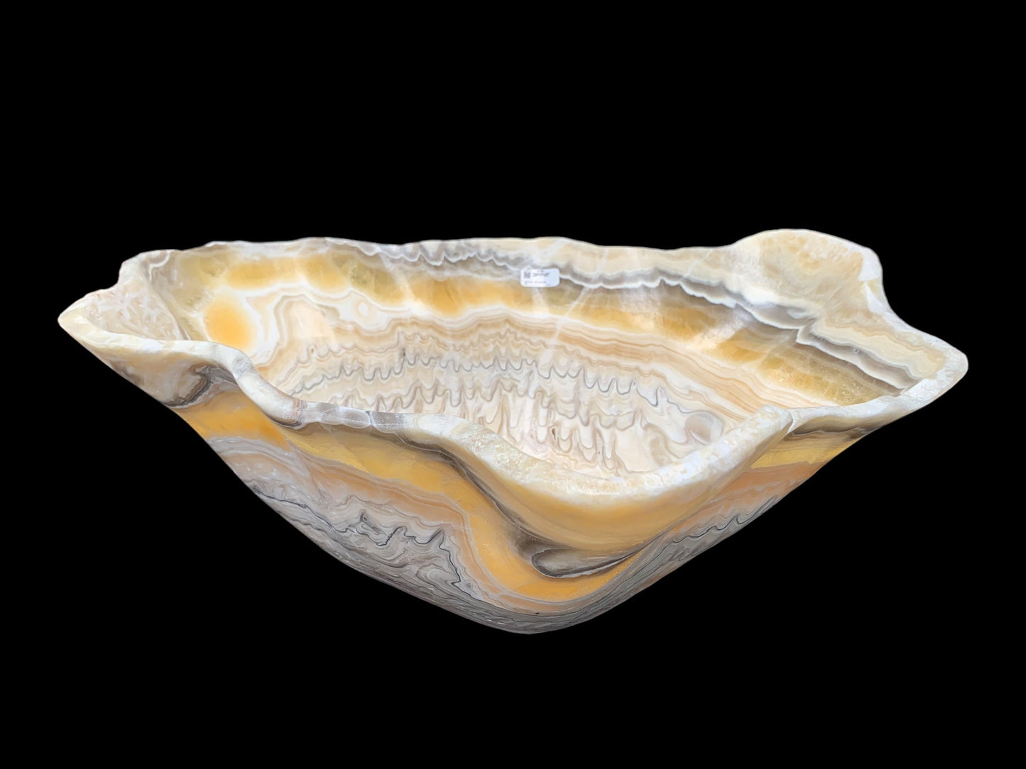 Extra Zebra Onyx Decorative Bowl ZBRM1497