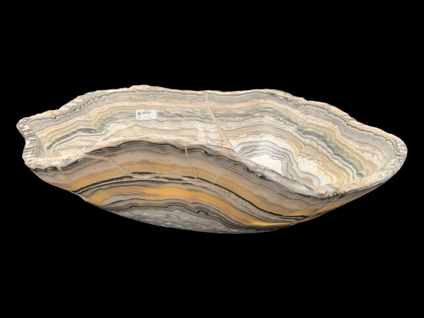 Zebra Onyx Decorative Bowl ZBRM1507