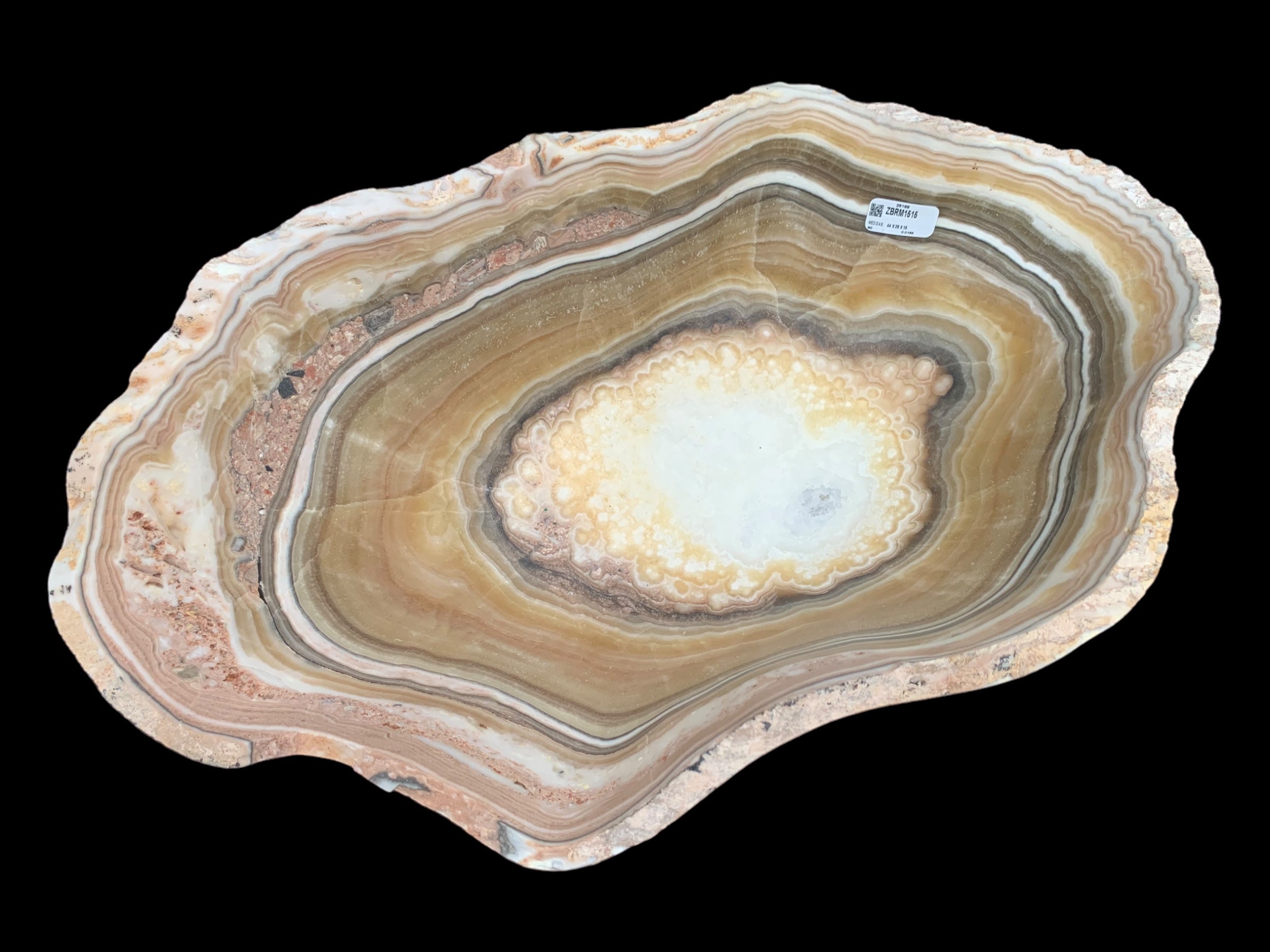 Zebra Onyx Bowl  ZBRM1515