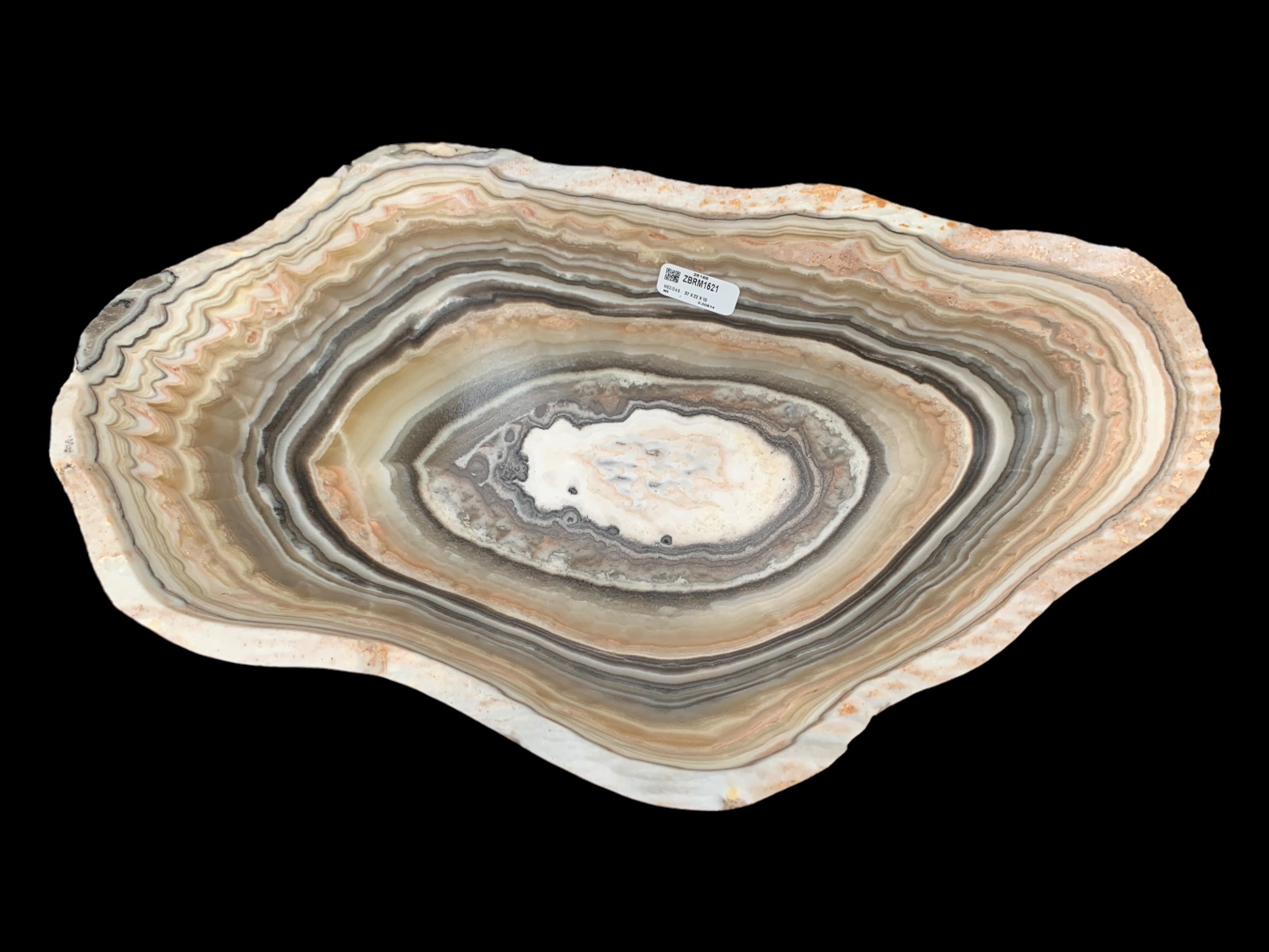 Zebra Onyx Bowl  ZBRM1521