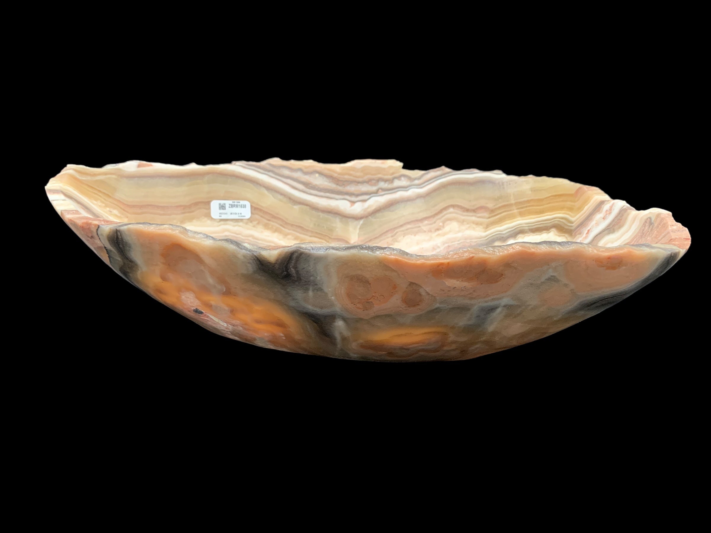 Extra Quality Zebra Onyx Bowl  ZBRM1538