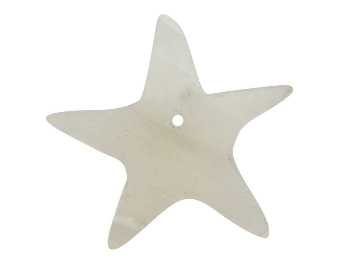 White Onyx Star Wind Chime 30 Cm