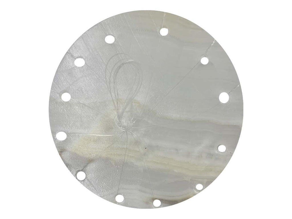 Star Wind Chime White Onyx
