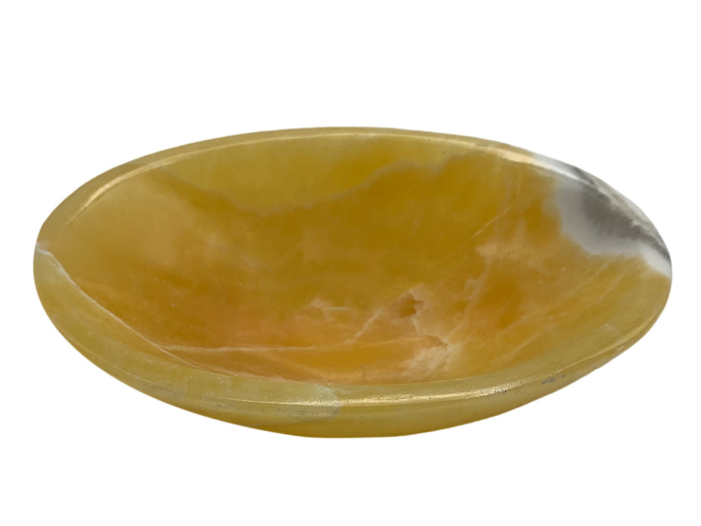 Orange Calcite Soap Dish