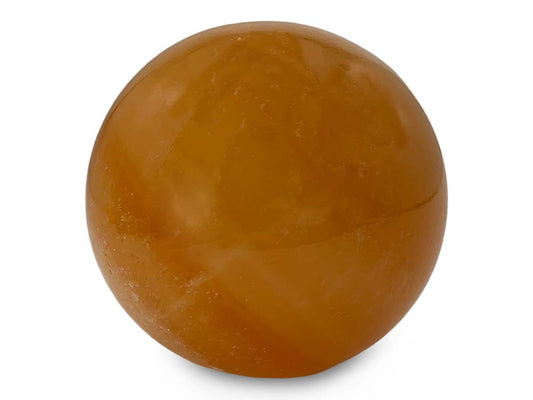 Orange Calcite Sphere 7.5 Cm