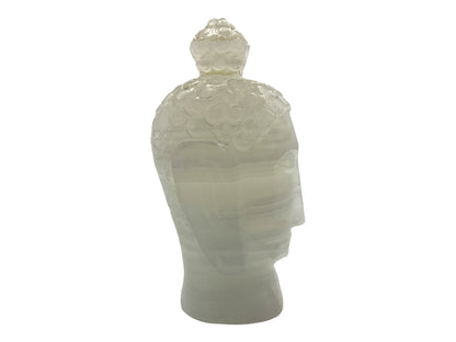 White Onyx Head Buddha