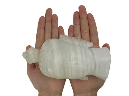 White Onyx Head Buddha