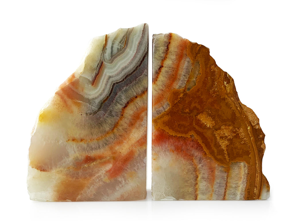 Septarian onyx Bookend