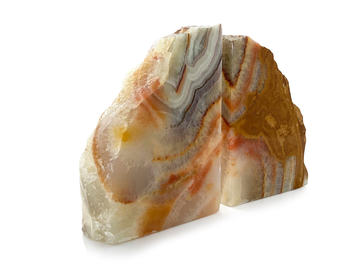 Septarian onyx Bookend