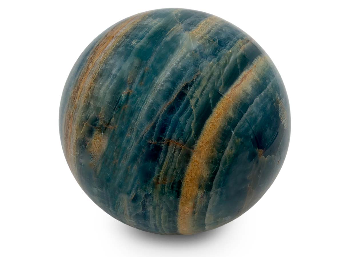 Blue Onyx Sphere Polished 10 Cm