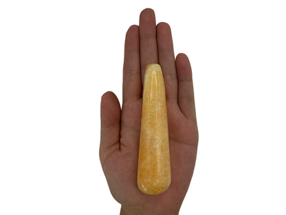 Orange Calcite Massage Wand Polished 2.5X10 Cm