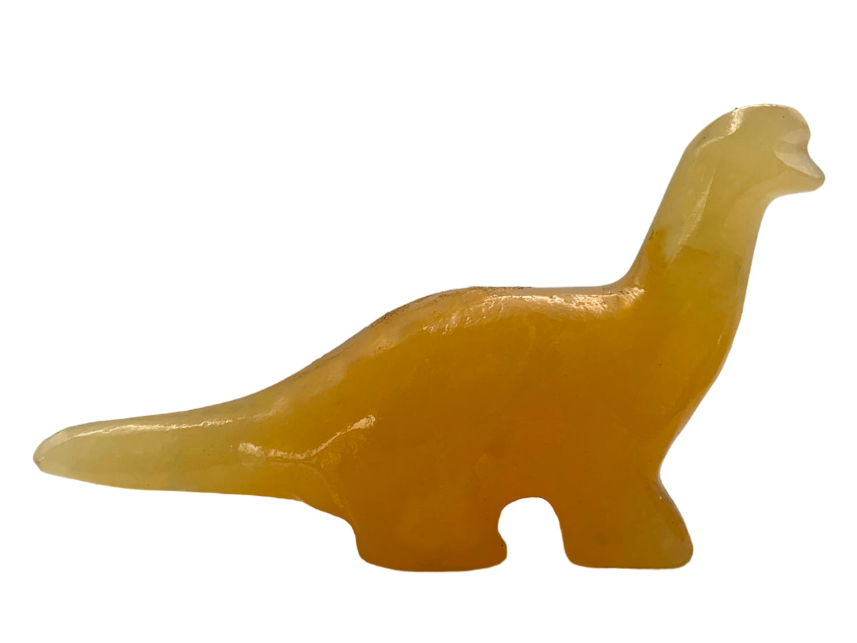 Orange Onyx Apatosaurus Polished 7.5X2X5 Cm