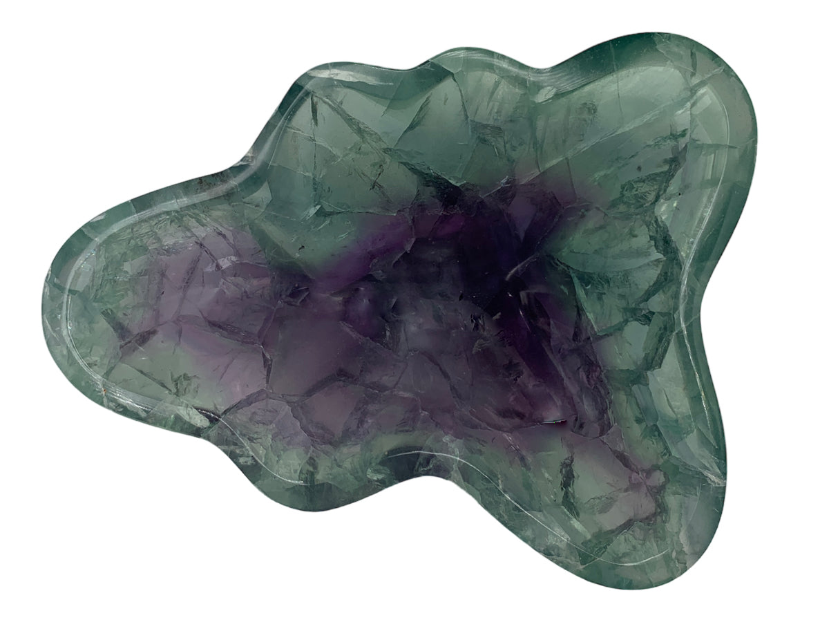 Fluorite Irregular Bowl Extra Quality Polished 16X12 ~5Cm