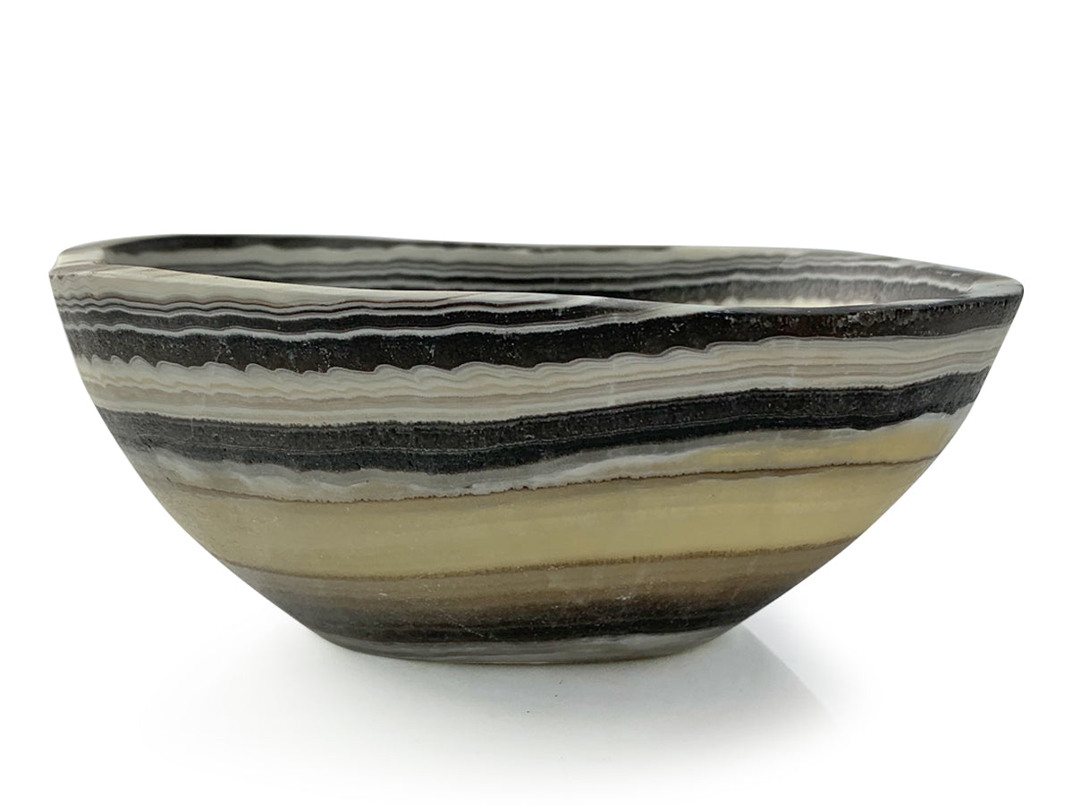 Zebra onyx deep bowl (20x15cm)