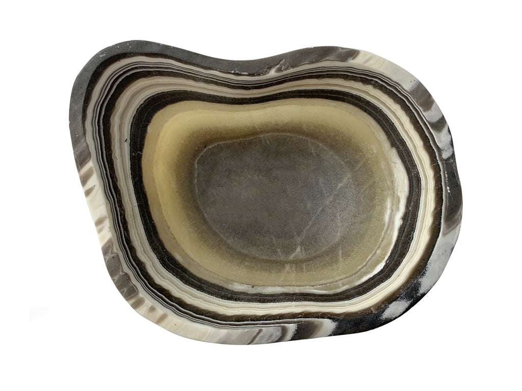 Zebra onyx deep bowl (20x15cm)