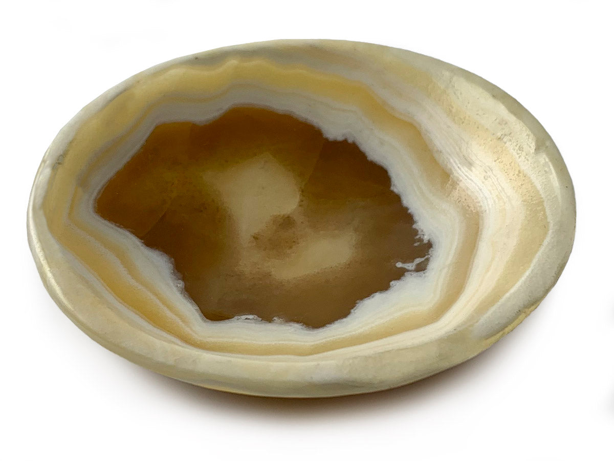 Honey Onyx Polished Circular Bowl (9x9x2cm)