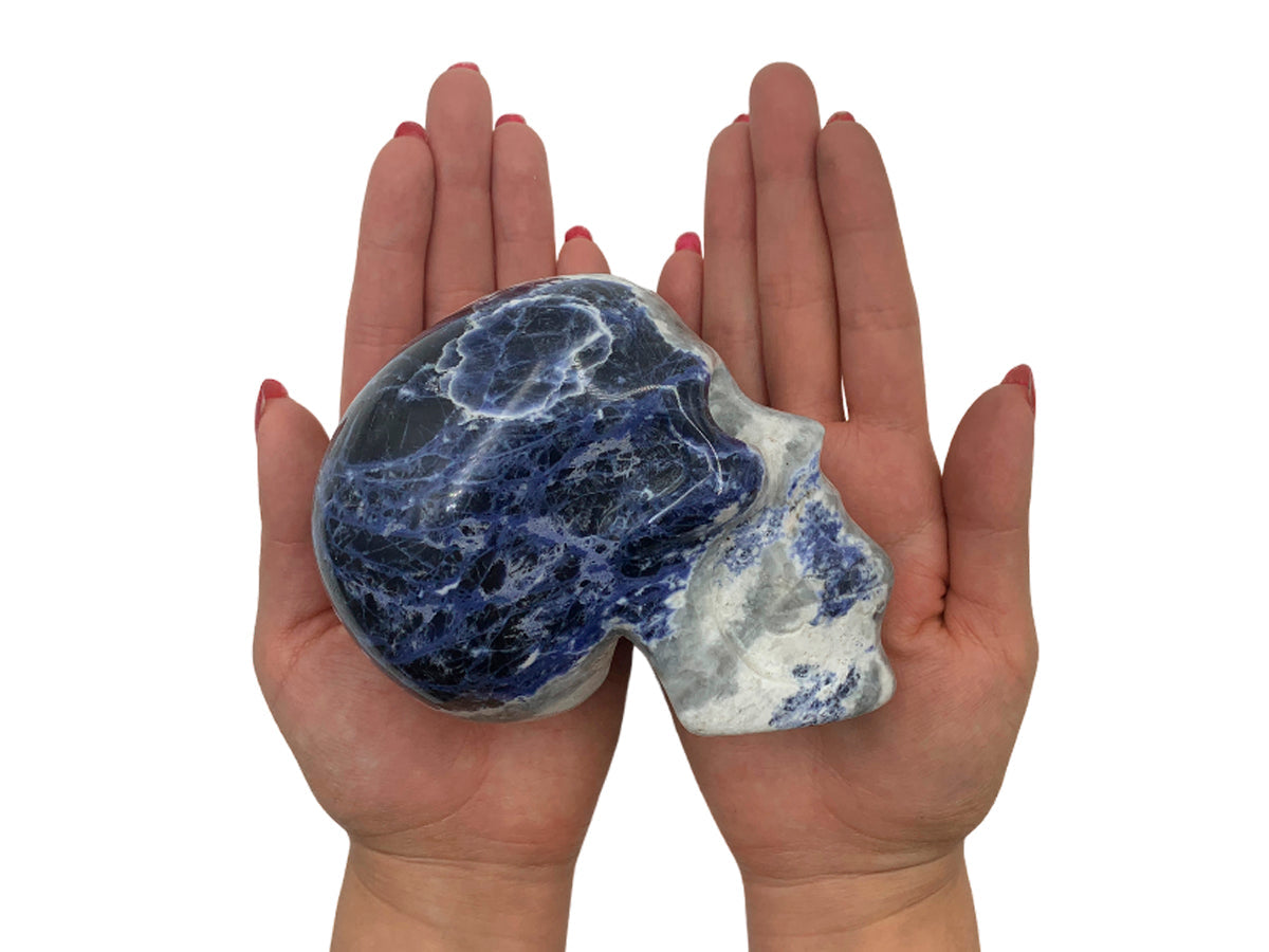 Sodalite Skull Model