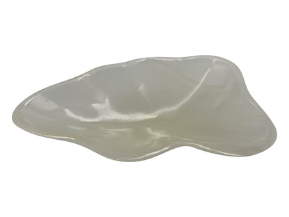 White Onyx Irregular Bowl Polished 16X12X4 Cm