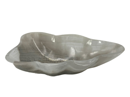 Gray Onyx Irregular Bowl Polished 16X12X4Cm