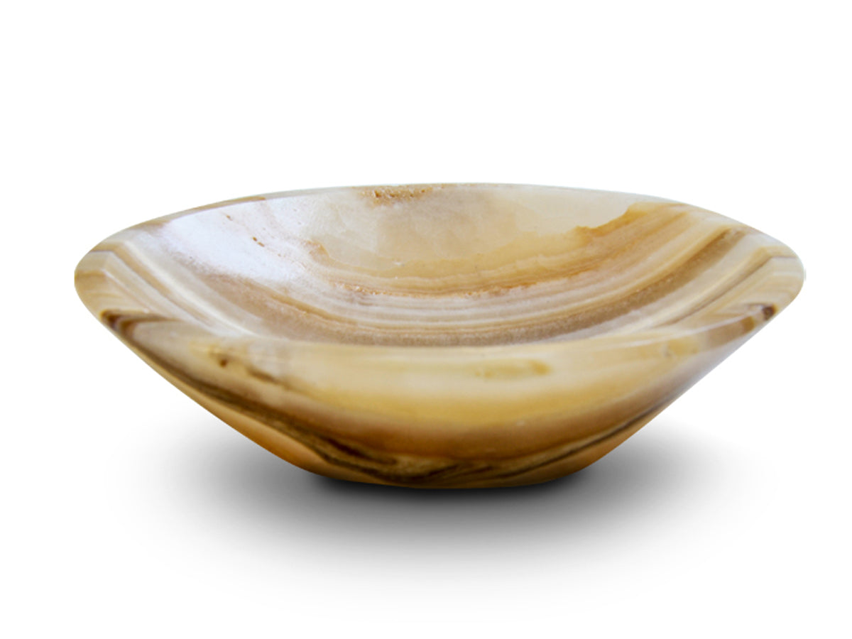 Amber Onyx Small Bowl (9x2cm Polished)