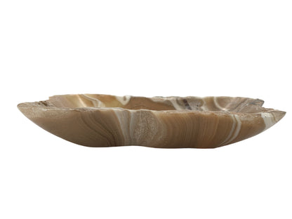 Zebra Onyx Irregular Snack Bowl Polished 13-17~5 Cm