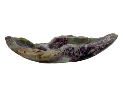 Fluorite Irregular Snack Bowl Quality A Polished 9X12X5 Cm