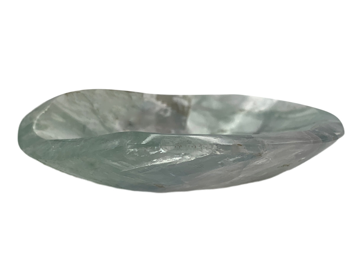 Fluorite Irregular Snack Bowl Quality B Polished 9-12~5 Cm