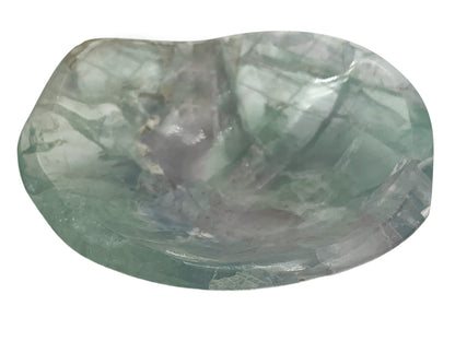 Fluorite Irregular Snack Bowl Quality B Polished 9-12~5 Cm