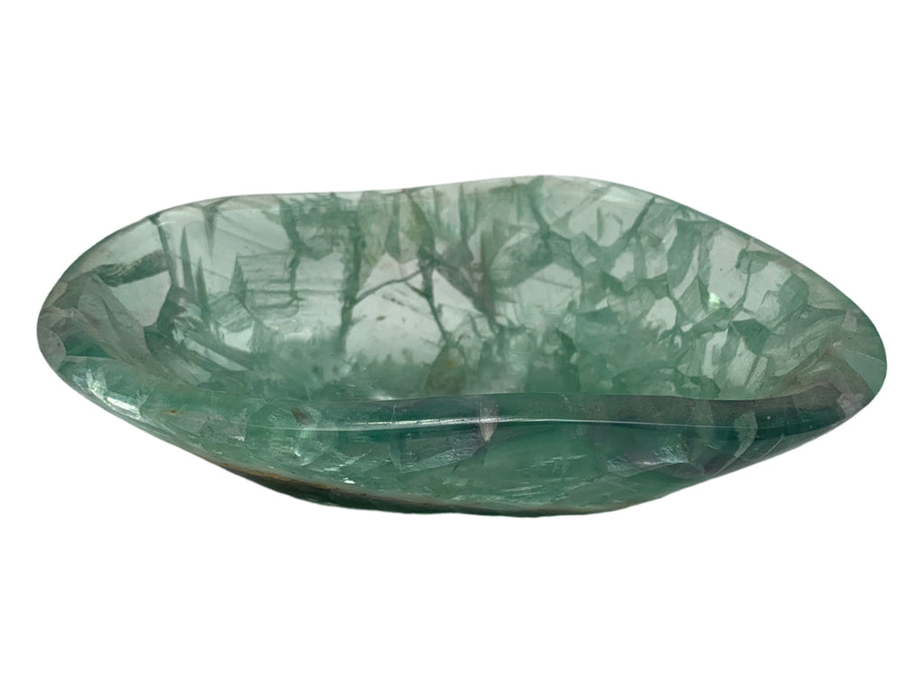 Fluorite Irregular Snack Bowl Quality A Polished 13-17 ~5Cm