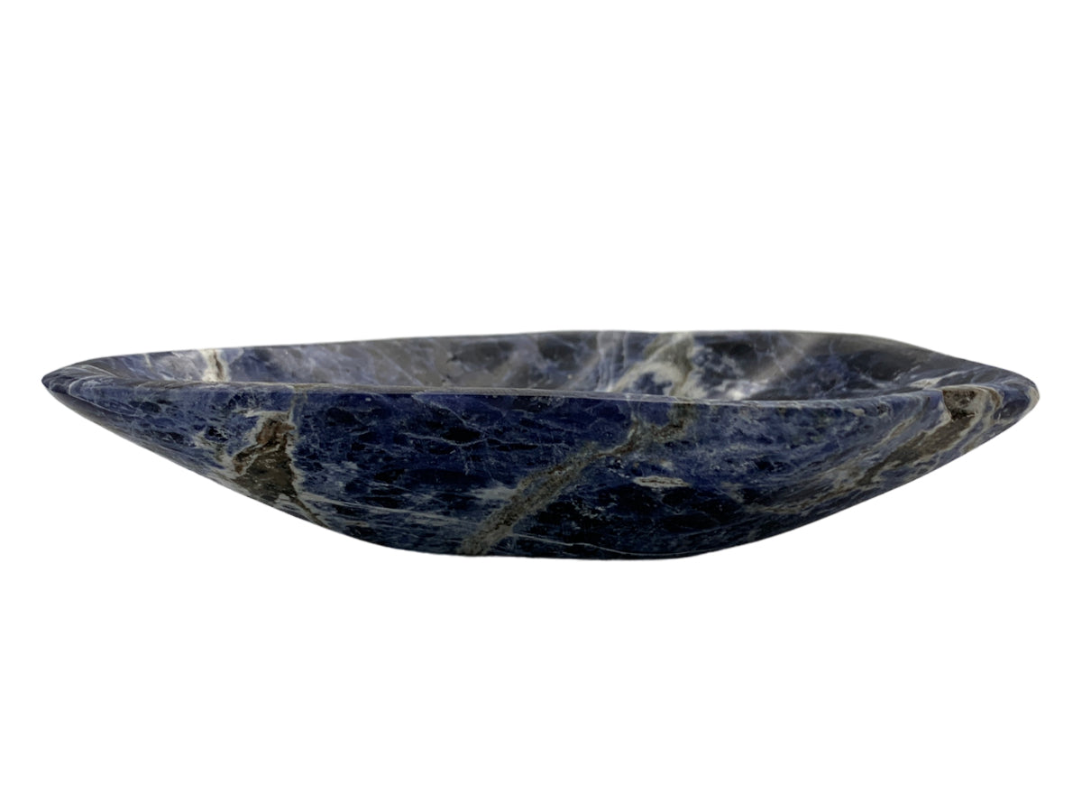 Sodalite Irregular Snack Bowl Polished 9-12~5 Cm