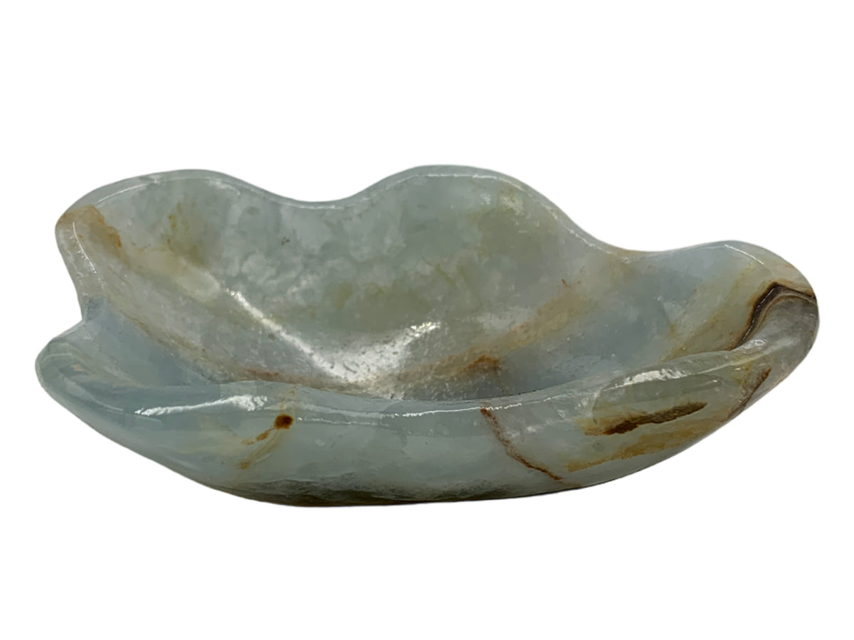 Blue Onyx Irregular Snack Bowl Polished 9-12~5 Cm