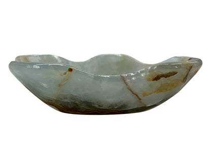 Blue Onyx Irregular Snack Bowl Polished 9-12~5 Cm