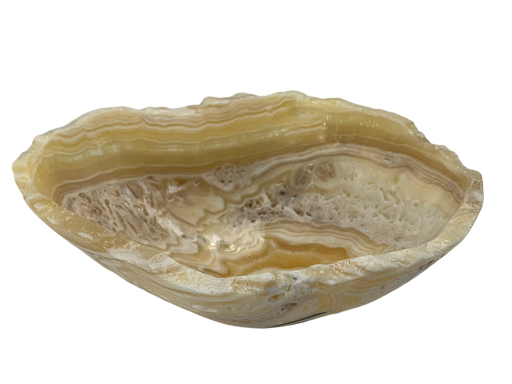 Honey Onyx Bowl Polished 20X15~8 Cm