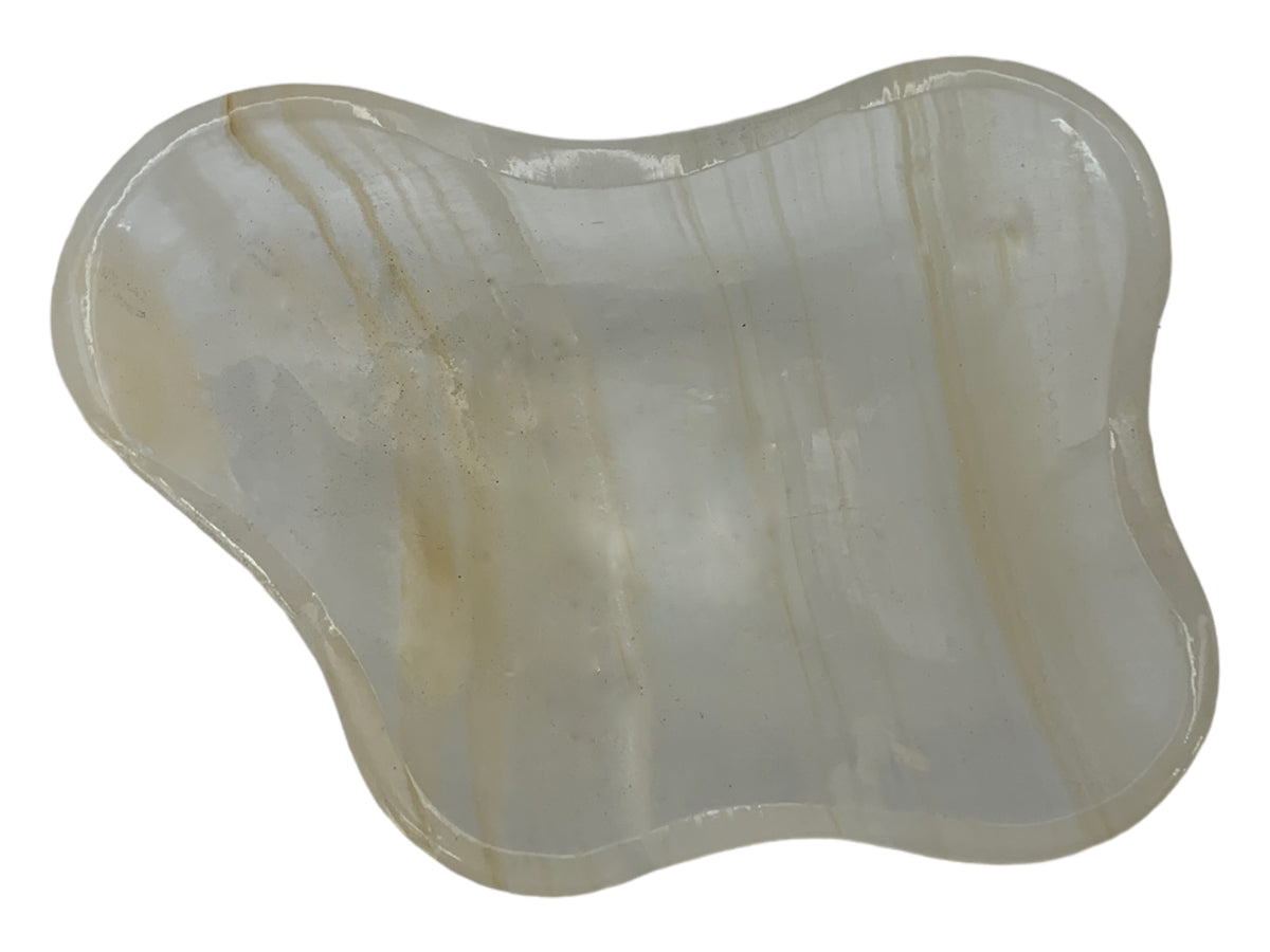 Amber Onyx Irregular Snack Bowl Polished 9-12~5 Cm