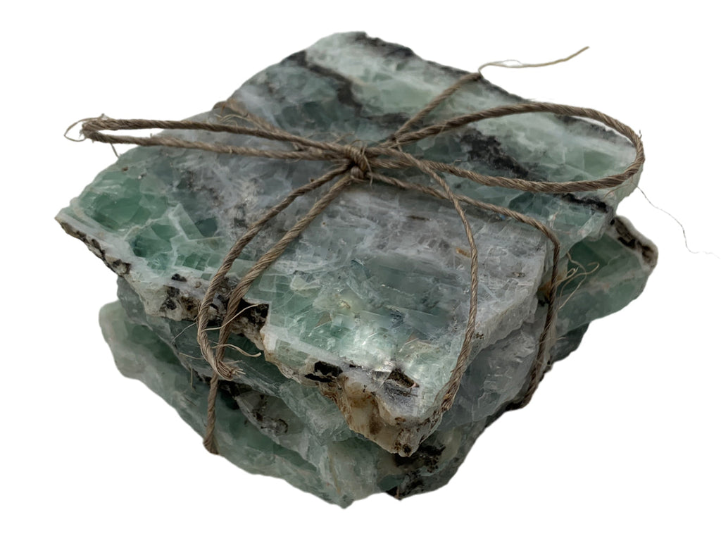 Fluorite Square Coaster Set