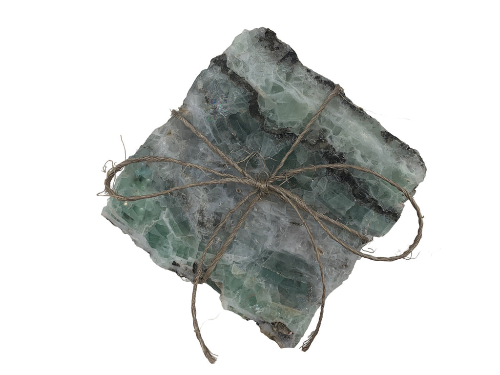 Fluorite Square Coaster Set