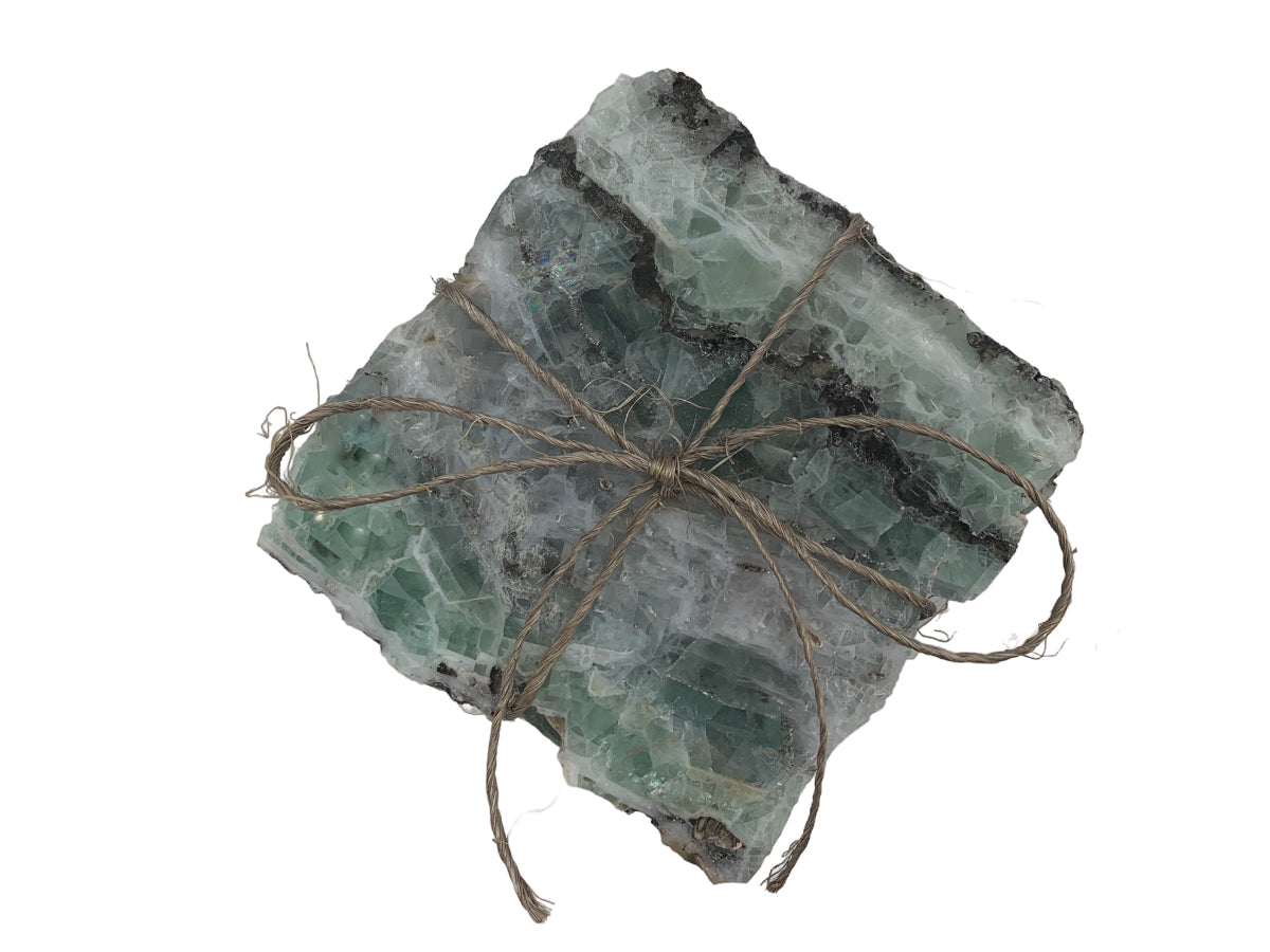 Fluorite Square Coaster Set