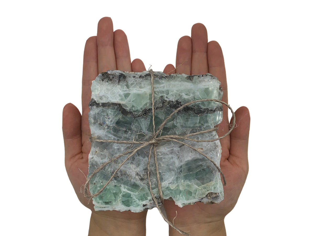 Fluorite Square Coaster Set