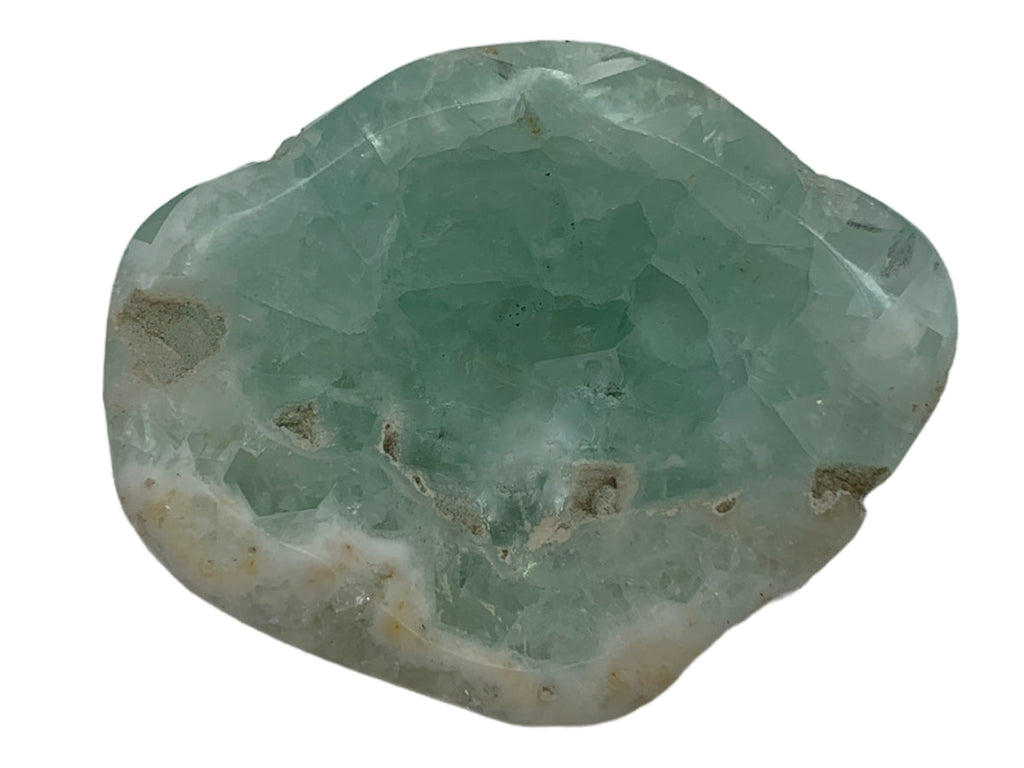 Fluorite Snack Bowl Free Form Quality A Polished 5-8 Cm (Heigth Less Than 5 Cm)