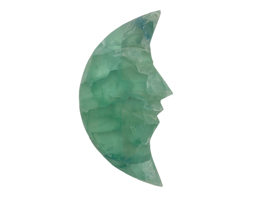 Fluorite Half Moon Face