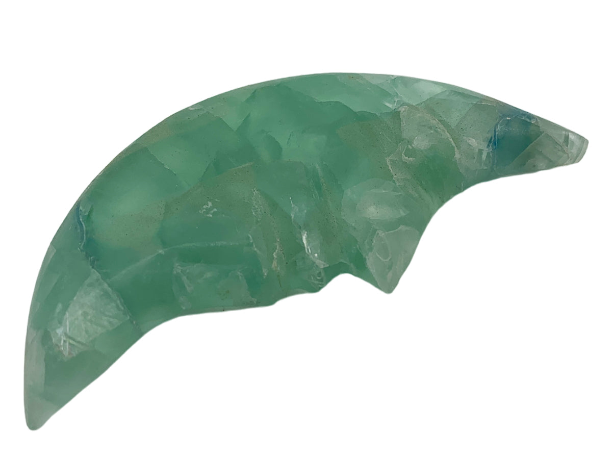 Fluorite Half Moon Face